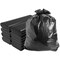 SKUSHOPS 50pcs Heavy Duty 45 65 Gallon Black Trash Bags 2 Mil Large Garbage Rubbish Bags